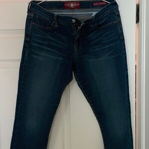 Classic Lucky Brand Women's Sweet n’ Straight Leg Jeans - Dark Blue